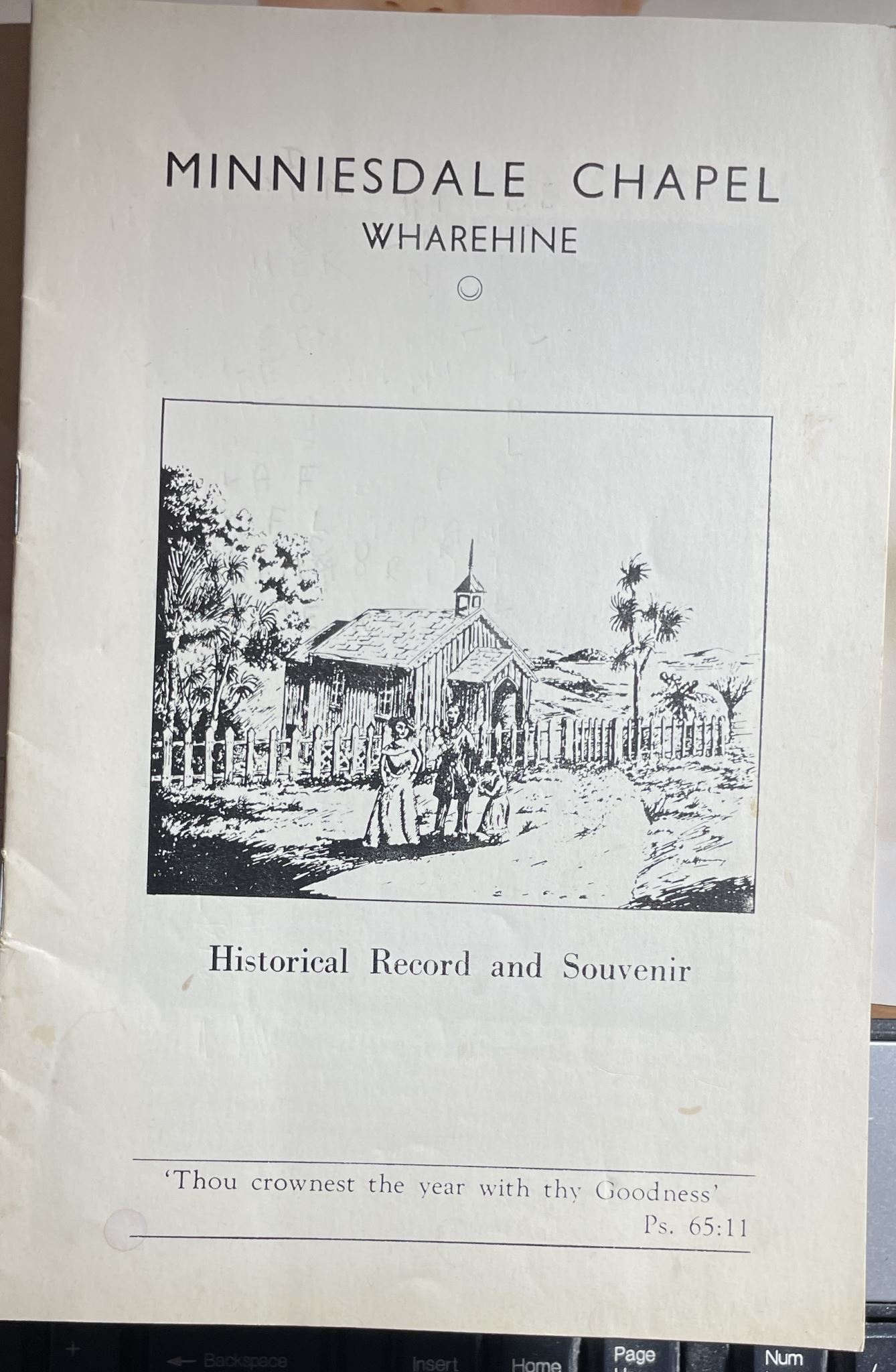 Minniesdale Chapel Wharehine Historical Record and Souvenir